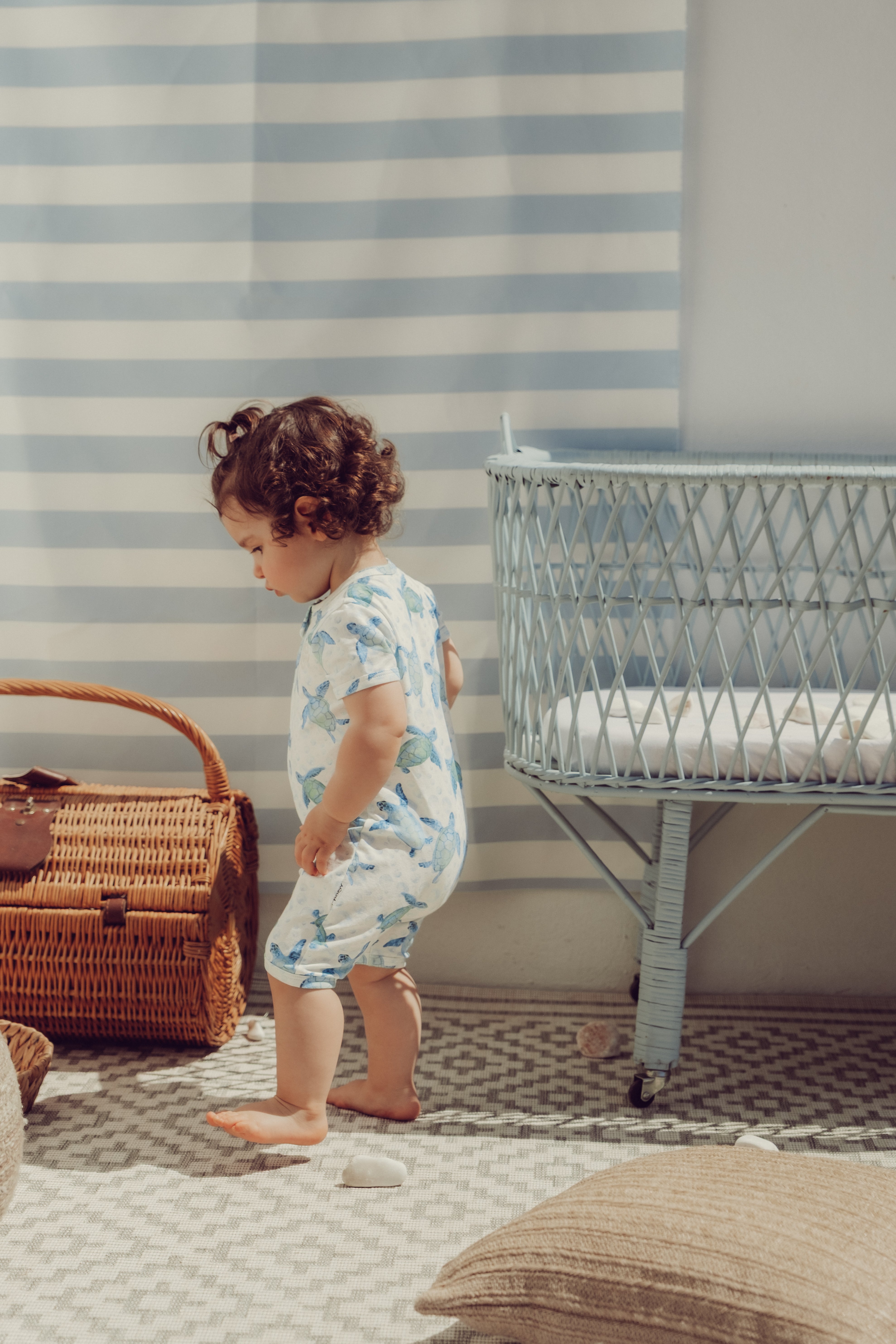 Turtle Tickle Summer Sleepsuit