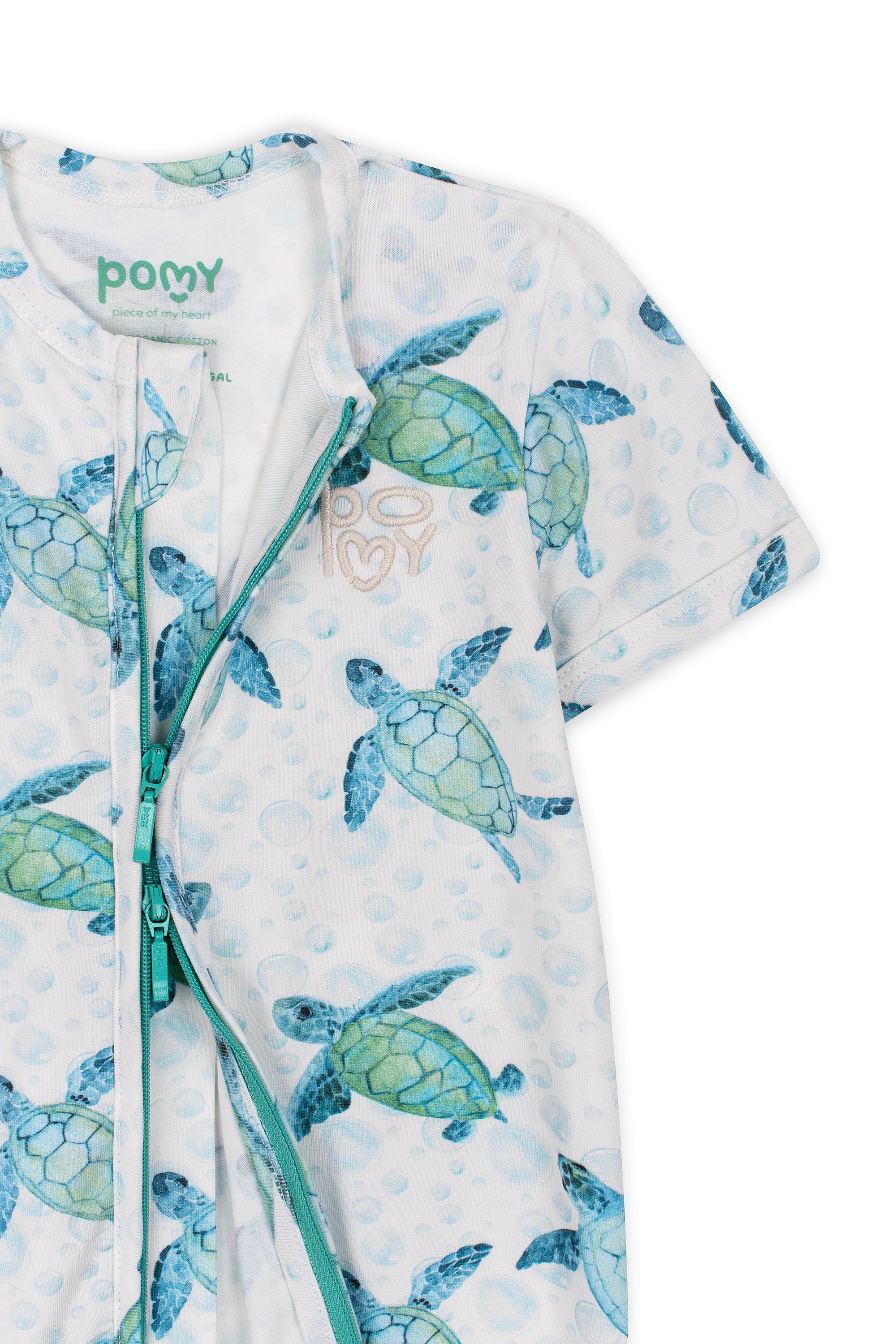 Turtle Tickle Summer Sleepsuit